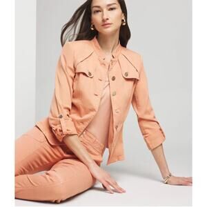 White House Black Market Pret Safari Jacket Womens 4P